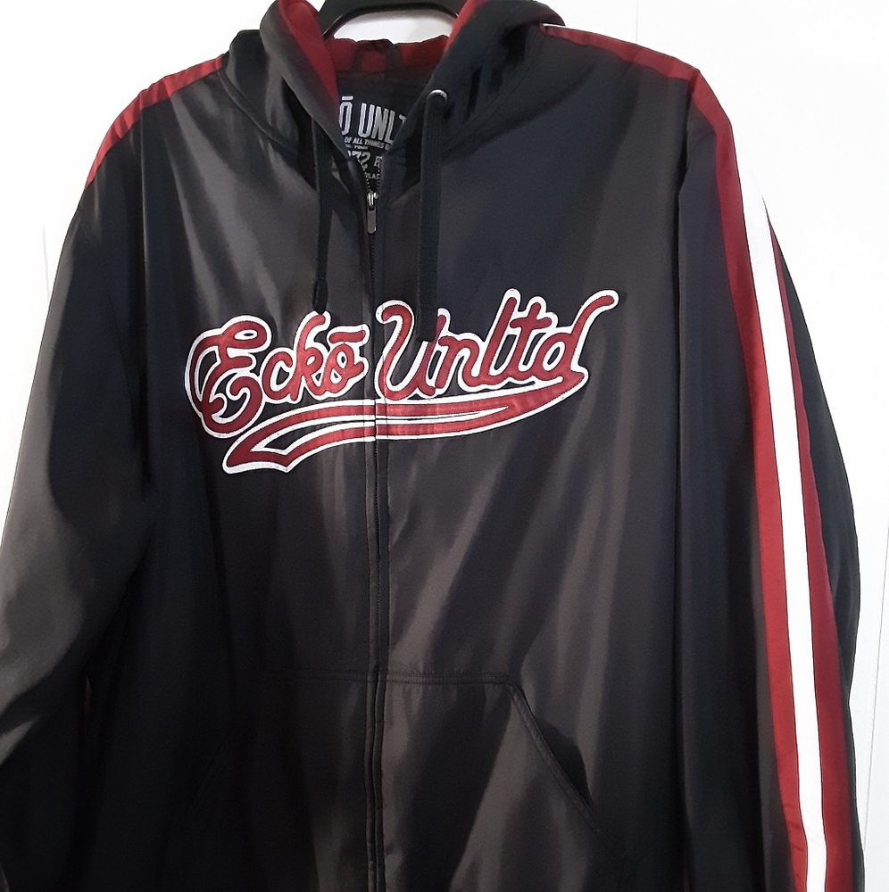 Ecko Unlimited Black and Red Men's Jacket